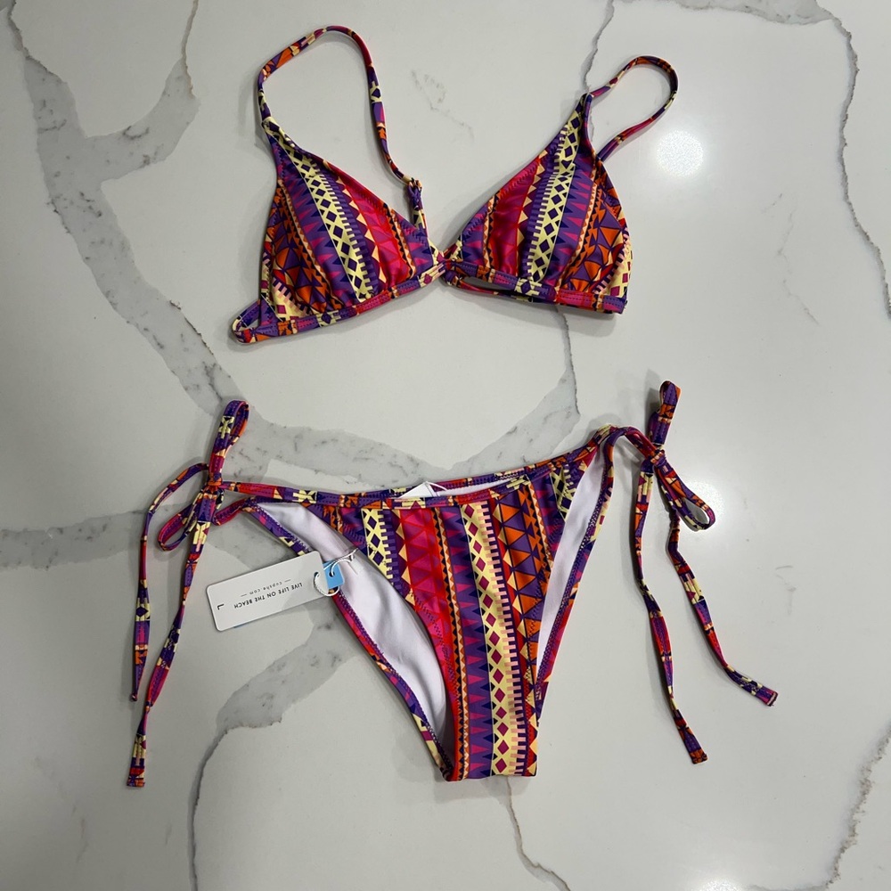 Cupshe Boho Women’s Bikini Size Large NWT
